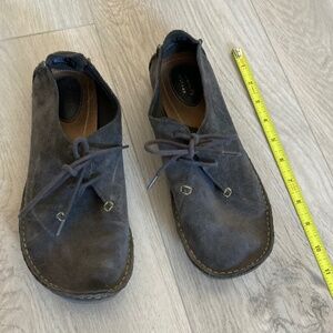 Clarkes Artisan Lace Up Shoes Leather Grey Sz 10